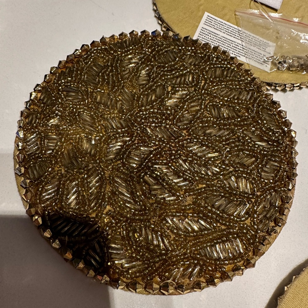 Kim Seybert Beaded Drink Coasters (set of 8)